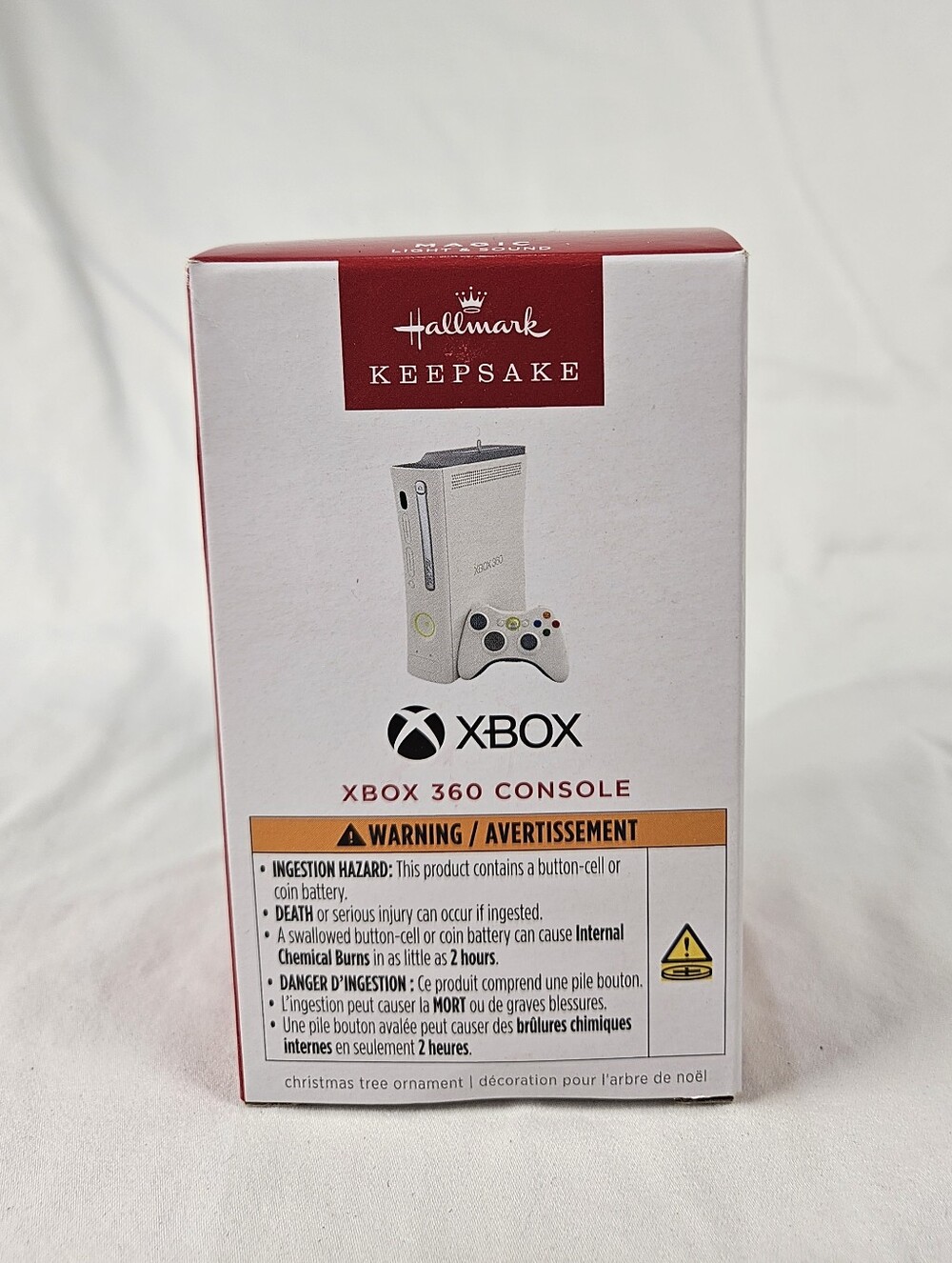 Hallmark Keepsake Christmas Ornament 2025, Xbox 360 Console with Light and Sound